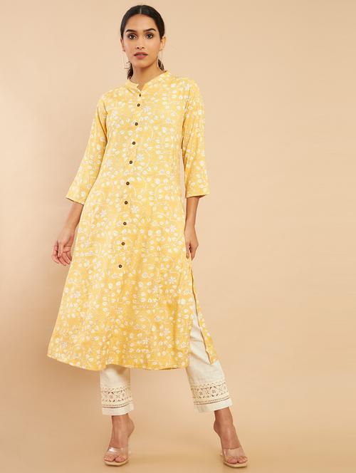 women's straight kurta - 18861350 - Very Small Image - 1