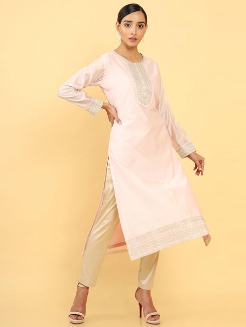 women's straight kurta - 18861673 - Very Small Image - 1