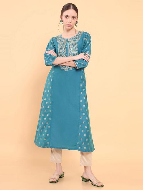 women's a-line kurta - 18863078 - Very Small Image - 1