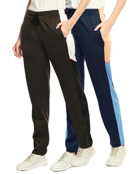 multi colored polyester track pants - 18863593 - Very Small Image - 1