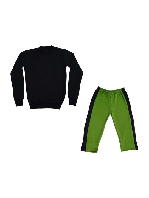 multi colored fleece full length sets twin & dungree - 18864040 - Very Small Image - 1
