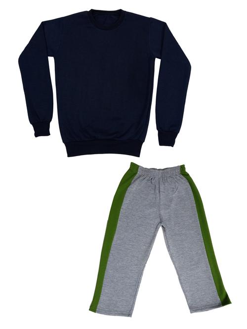 multi colored fleece full length sets twin & dungree - 18864190 - Very Small Image - 1