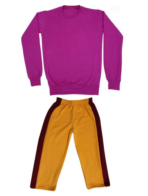 multi colored fleece full length sets twin & dungree - 18864612 - Very Small Image - 1