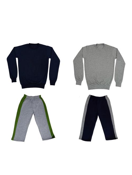 multi colored fleece full length sets twin & dungree - 18864746 - Very Small Image - 1