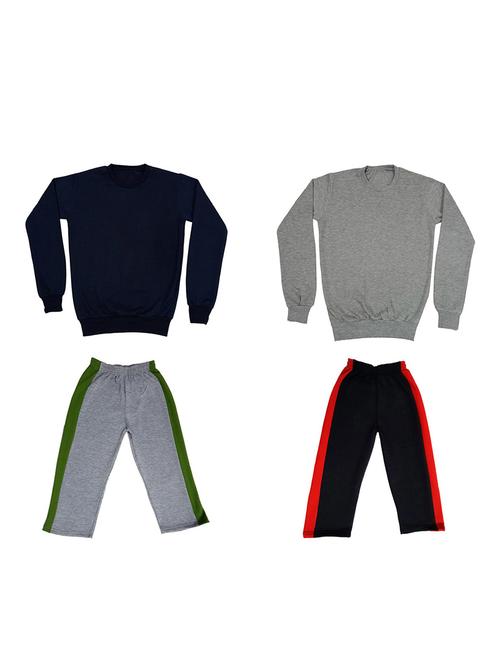 multi colored fleece full length sets twin & dungree - 18866443 - Very Small Image - 1
