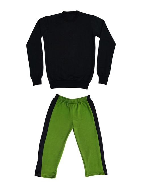 multi colored fleece full length sets twin & dungree - 18866826 - Very Small Image - 1