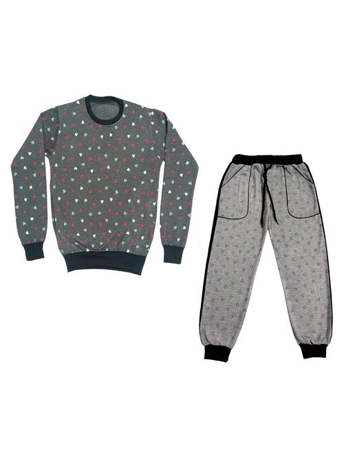 multi colored fleece full length sets twin & dungree - 18869410 - Very Small Image - 1