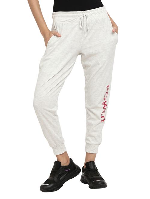 grey cotton track pants - 18870086 - Very Small Image - 1