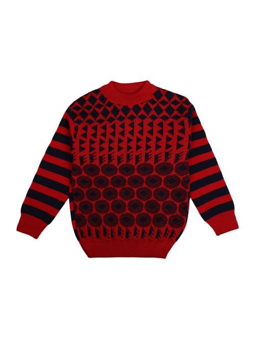 red acrylic sweater - 18870136 - Very Small Image - 1