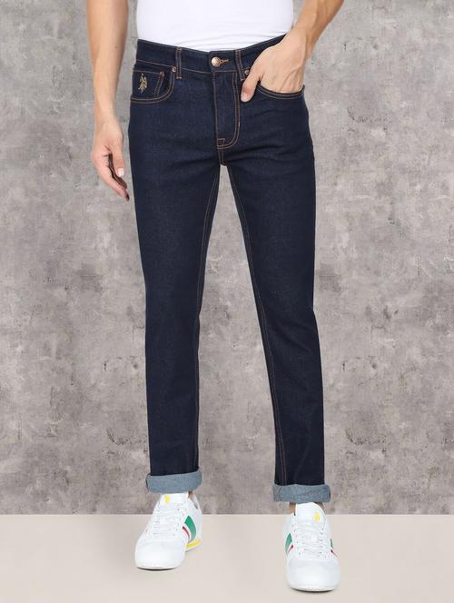 mens slim fit plain jeans - 18870232 - Very Small Image - 1