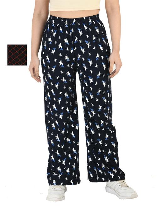 multi colored viscose trousers - 18872026 - Very Small Image - 1