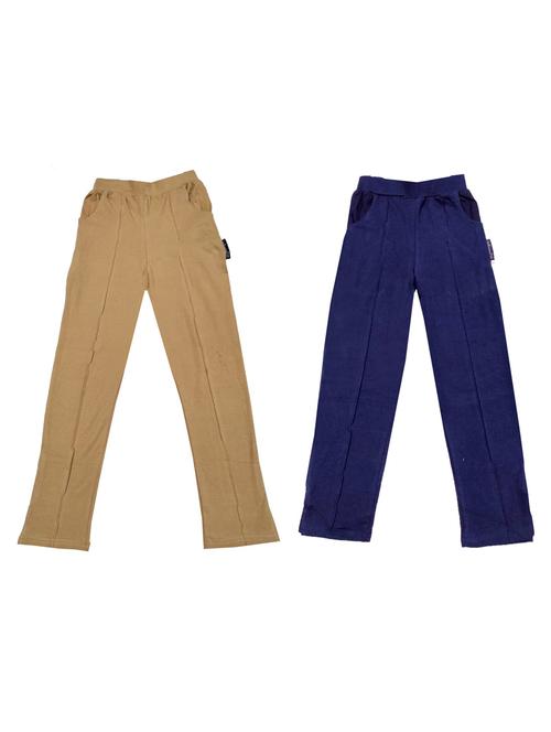 multi colored cotton blend casual trouser - 18874635 - Very Small Image - 1