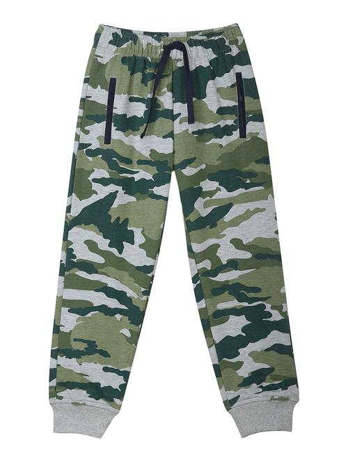 camouflage cotton blend joggers - 18874764 - Very Small Image - 1