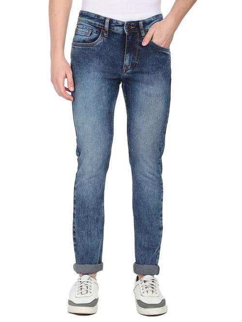 mens slim fit plain jeans - 18874813 - Very Small Image - 1
