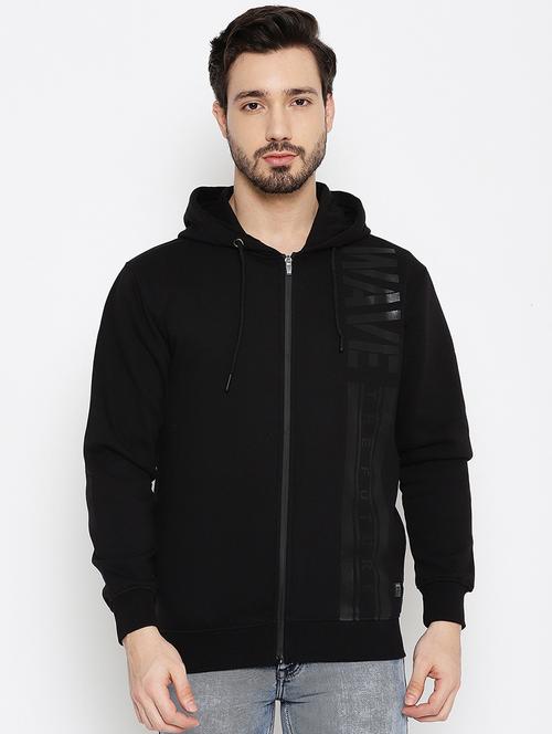 black cotton blend sweatshirt - 18874865 - Very Small Image - 1