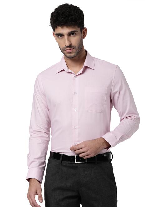 pink cotton formal shirt - 18874980 - Very Small Image - 1