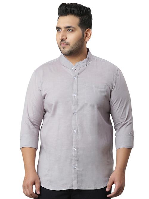 mens solid casual shirt - 18875076 - Very Small Image - 1