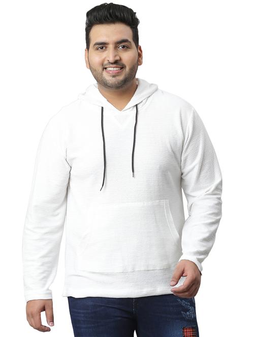 hooded neck plus size sweatshirt - 18875086 - Very Small Image - 1