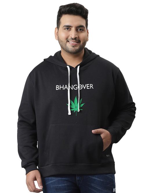 hooded neck plus size sweatshirt - 18875094 - Very Small Image - 1
