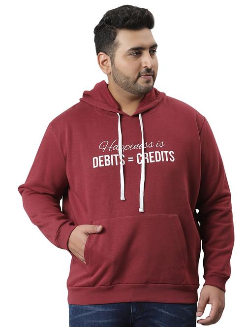 hooded neck plus size sweatshirt - 18875099 - Very Small Image - 1