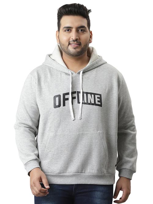 hooded neck plus size sweatshirt - 18875103 - Very Small Image - 1