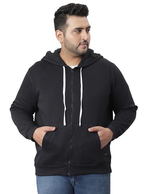 hooded neck plus size sweatshirt - 18875109 - Very Small Image - 1