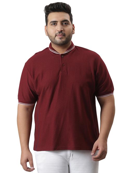 polo neck plus size t-shirt - 18875123 - Very Small Image - 1