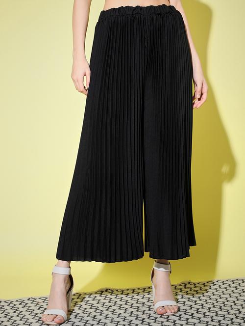 mid rise solid palazzo - 18875785 - Very Small Image - 1