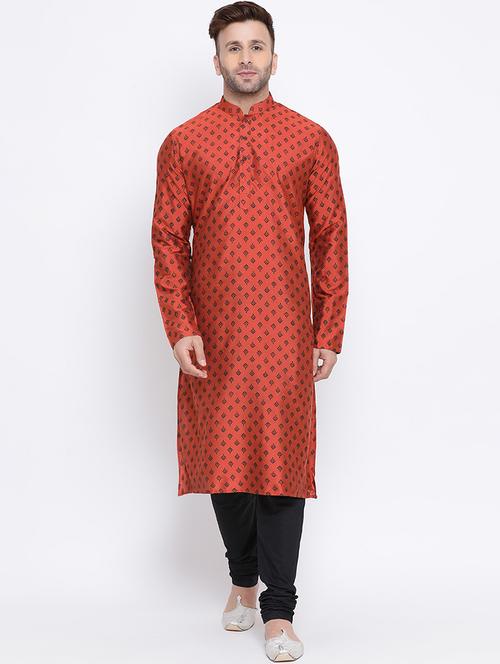 mandarin neck long sleeved kurta - 18876355 - Very Small Image - 1