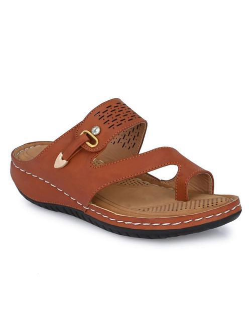 tan one toe sandal - 18876581 - Very Small Image - 1