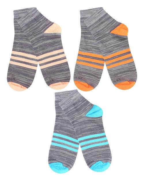 multi coloured cotton ankle length sock - 18876905 - Very Small Image - 1