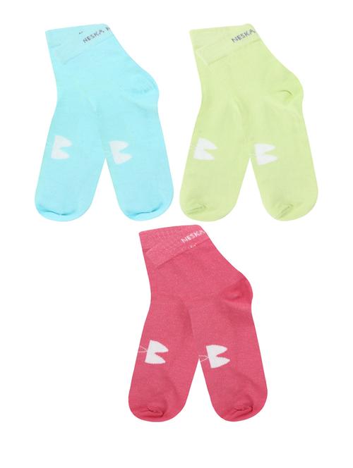 multi coloured cotton ankle length sock - 18876910 - Very Small Image - 1