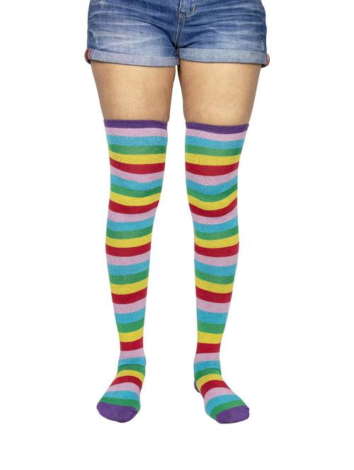 multi coloured cotton ankle length sock - 18876957 - Very Small Image - 1