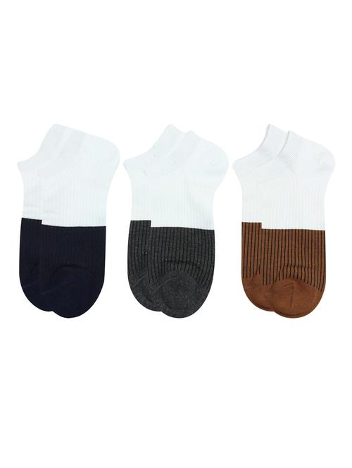 multi coloured cotton ankle length socks - 18877333 - Very Small Image - 1