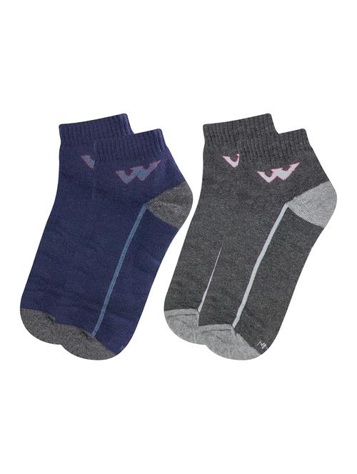 multi colored cotton ankle length sock - 18877776 - Very Small Image - 1