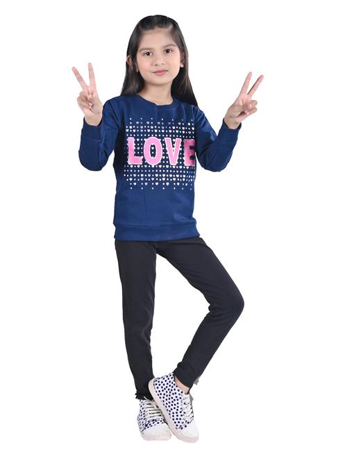 front print round neck sweatshirt - 18878018 - Very Small Image - 1