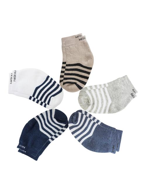 multi colored cotton ankle length sock - 18878142 - Very Small Image - 1
