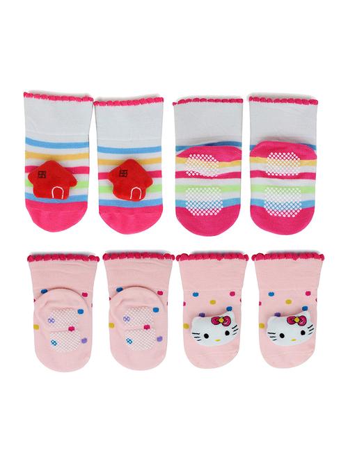 multi colored cotton ankle length sock - 18878195 - Very Small Image - 1