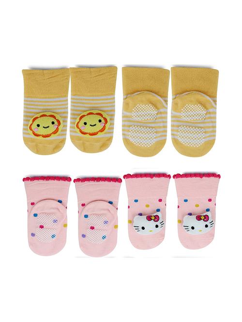 multi colored cotton ankle length sock - 18878251 - Very Small Image - 1