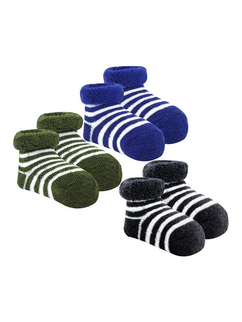 multi colored cotton ankle length sock - 18878320 - Very Small Image - 1