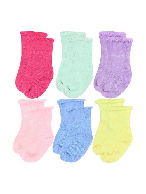 multi colored cotton ankle length sock - 18878351 - Very Small Image - 1