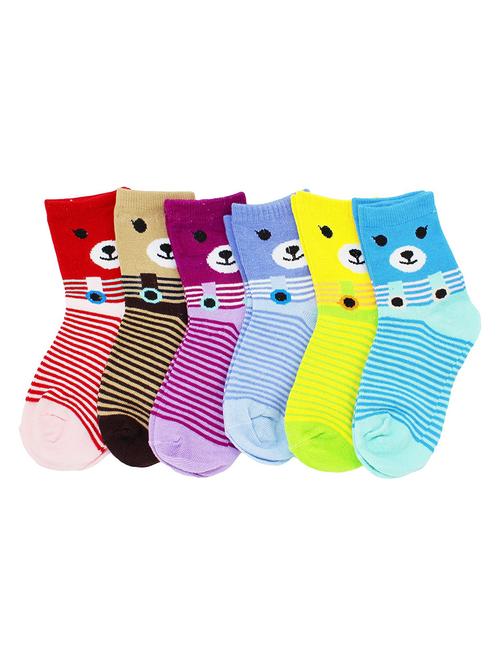 multi colored cotton ankle length sock - 18878418 - Very Small Image - 1
