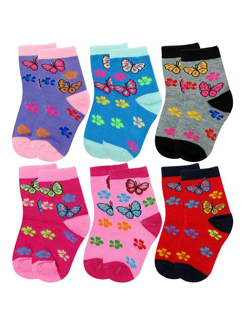 multi colored cotton ankle length sock - 18878433 - Very Small Image - 1