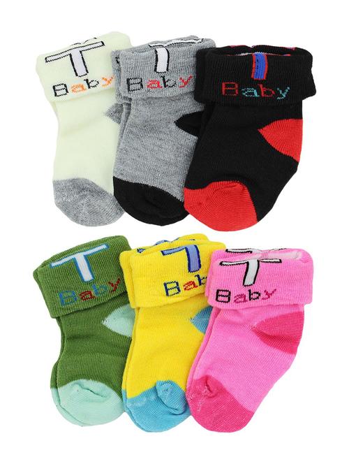 multi colored cotton ankle length sock - 18878476 - Very Small Image - 1