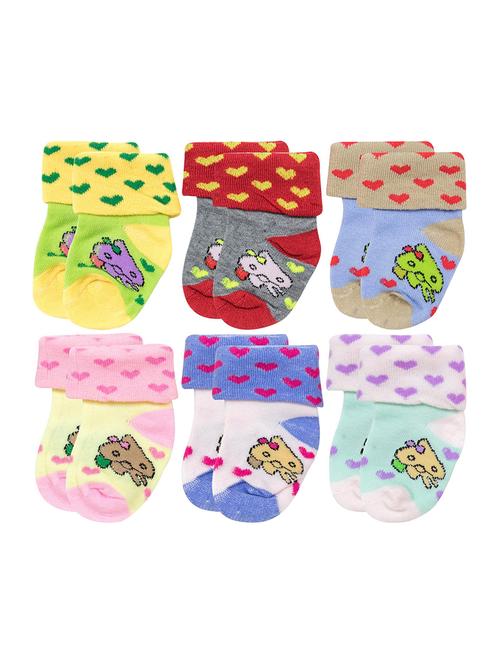 multi colored cotton ankle length sock - 18878492 - Very Small Image - 1