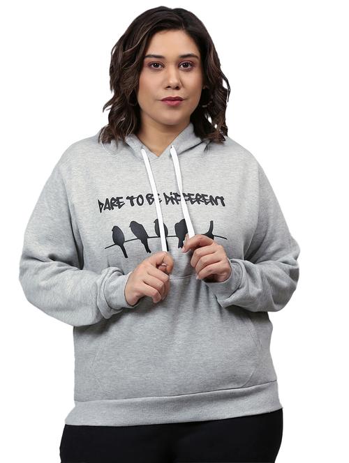 hooded neck graphic sweatshirt - 18878688 - Very Small Image - 1