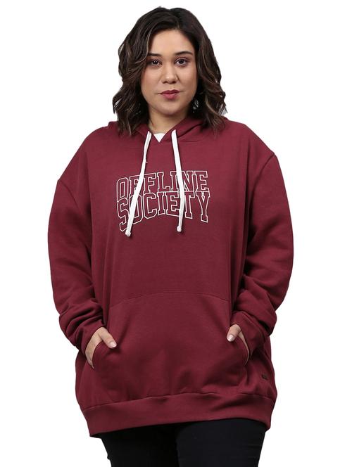 hooded neck graphic sweatshirt - 18878691 - Very Small Image - 1