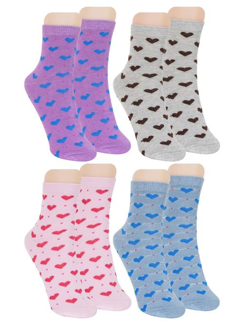multi colored cotton ankle length sock - 18878835 - Very Small Image - 1