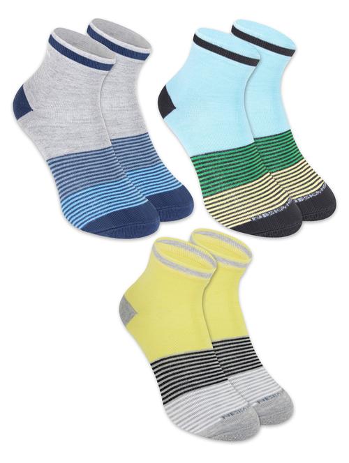 multi colored cotton ankle length sock - 18878928 - Very Small Image - 1