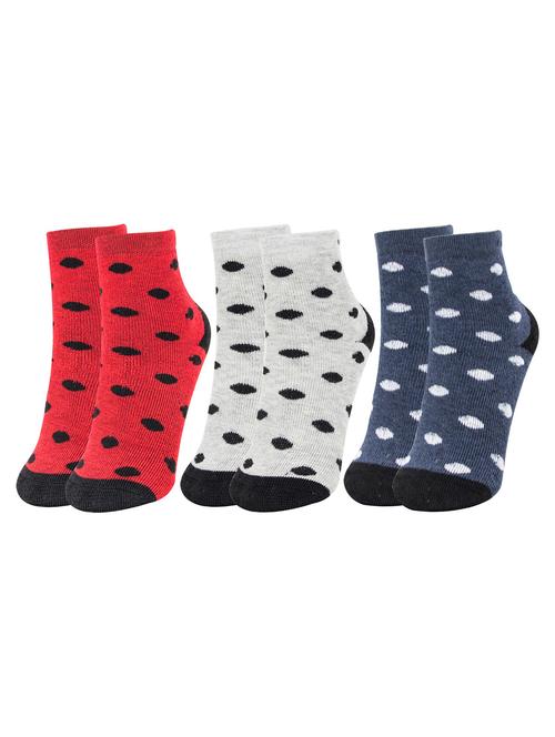 multi colored cotton ankle length sock - 18878977 - Very Small Image - 1